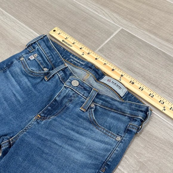 AG Adriano Goldschmied The Low-Rise Legging Ankle Super Skinny Distressed Jeans - Picture 11 of 16